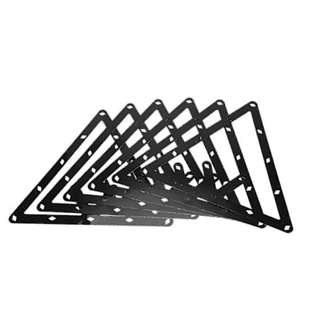 6 st Bollställ Hållare Ark Triangel Kö Tillbehör för 8, 9, 10 Boll Pool Spel