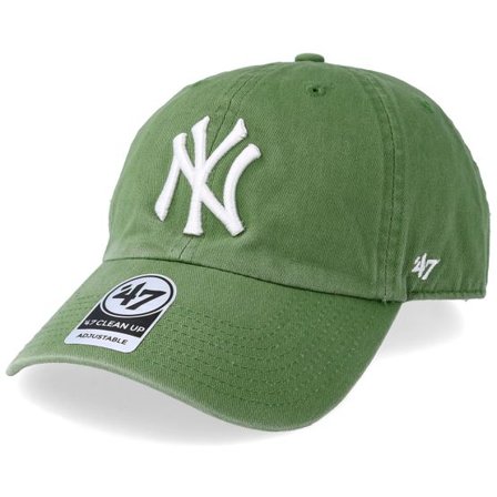 47 Brand - MLB Grön adjustable Keps - New York Yankees Fatigue 47 Clean Up Green Adjustable @ Hatstore