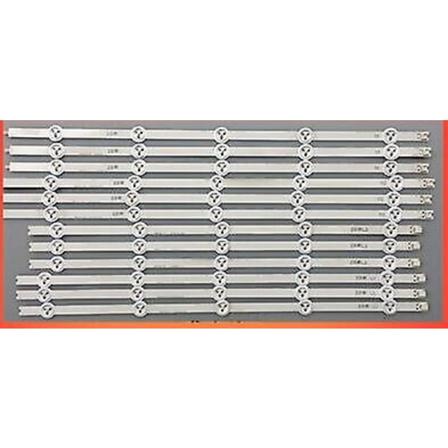 12 stk./sæt LED-baggrundsbelysningsstrimmel til 55PFT6309 55"V14 DRT 6916L-1447A 1448A 1449A 1450A LC550DUN 6916L1) 1579A 1580A 1581A 1582"