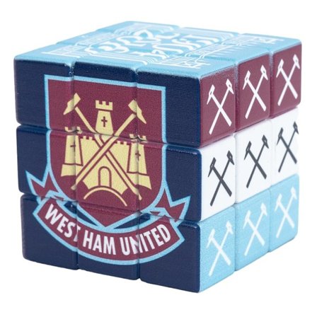 Black Friday Tilbud – Spar Stort! West Ham United FC Puzzle Cube One Size Blå/Hvid/Claret Rød Blå/Hvid/Claret Rød