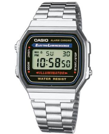 Casio Vintage A168WA-1YES Silver