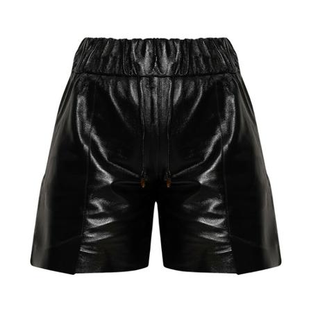 Aeron ‘Chirac’ leather shorts Sort, Dame