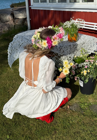 Bubbleroom Occasion-Tie Back Short Dress-XS