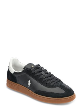 Polo Ralph Lauren Leather/Suede-Bedford Pp-Sk-Ltl - Black - 40