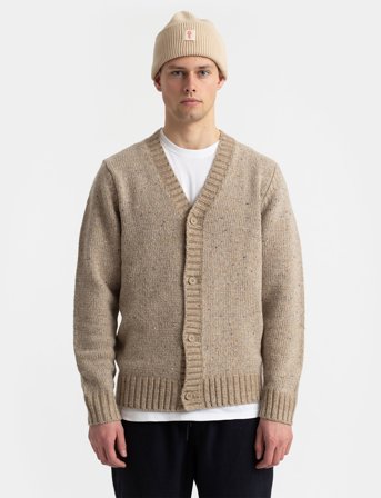 Revolution Knit Cardigan - Beige - XXL
