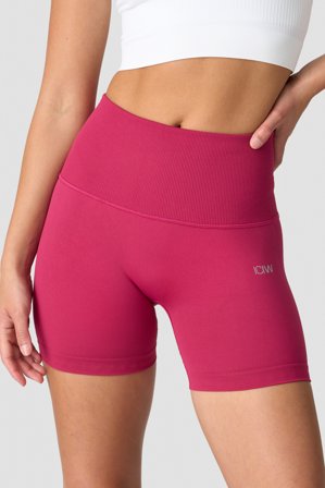 ICANIWILL - Define Seamless Pocket Shorts Wmn Dark Pink - Dame - ICIW