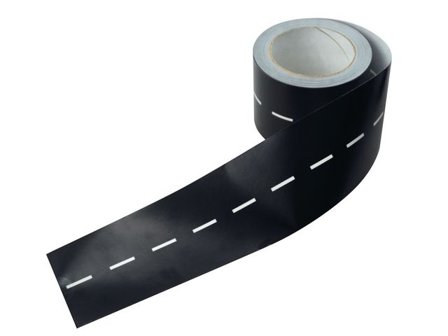 PLAYBOX Stickers på rulle väg 10 m - Lyreco - Skola och förskola - Hobbymaterial - Bokmärken och stickers