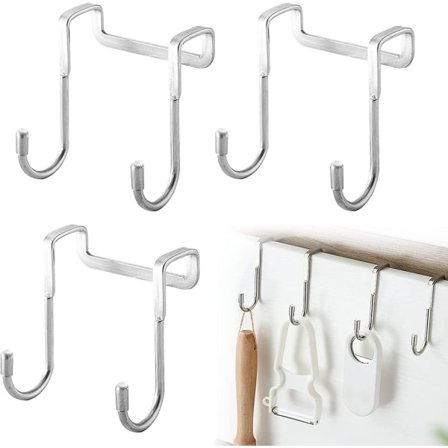 Suihkukoukku, Ei porausta Pyyhekuivain Kylpyhuoneen pidike Koukku Kaapin ovelle Keittiön laatikolle, 3 kpl