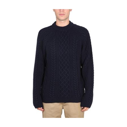 Kenzo Round-neck Strik Blå, Herre Strik
