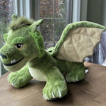 Petes Drake Elliott Jakks Pacific Grön Live Action Plyschleksak Docka En Födelsedagspresent Till Barnet