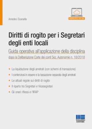Diritti di rogito per i segretari degli enti locali Amedeo Scarsella