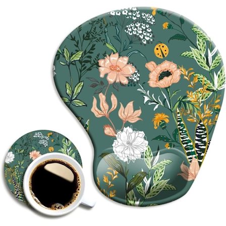 Ergonominen hiirimatto rannetuella, söpöt hiirimatot liukumattomalla PU-pohjalla kotitoimistoon, työhön, opiskeluun, helppoon kirjoittamiseen ja 