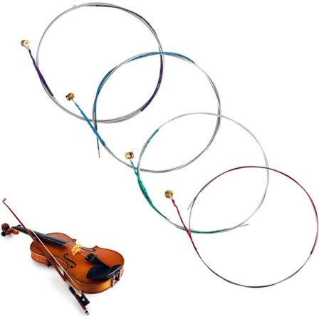 4 stk. Violinstrenge, 4/4 eller 3/4 Strenge Universal Fuld Sæt, Strengeinstrument Tilbehør, Udskiftning G,D,A,E Strenge
