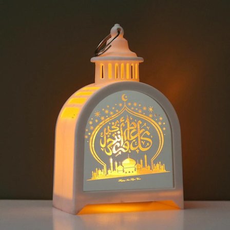 Muslim Ramadan LED Wind Lantern Festival EID Mubarak Light
