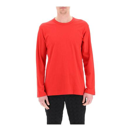 Comme des Garçons, Long-sleeved t-shirt Rood, Heren, Maat:S