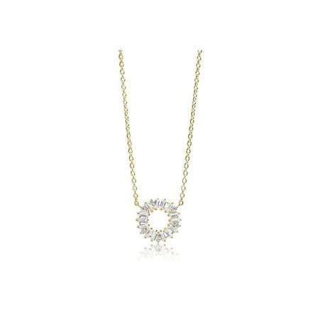 Sif Jakobs, Necklace Antella Circolo Wit, Dames, Maat:ONE Size