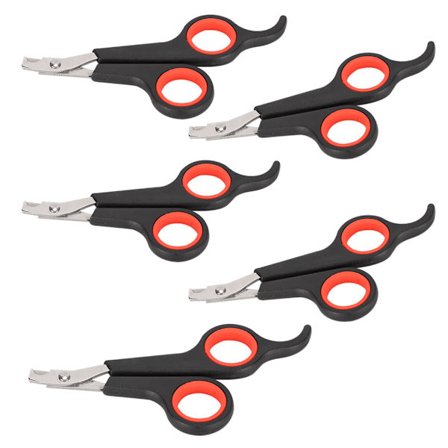 5 stk. Pet Nail Clipper Valp Profesjonelt verktøy for katte- og hundefrisering Kloklipper Tinny Animal