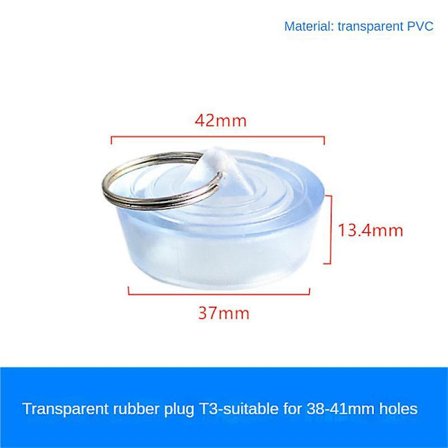 1 stk gummi badekarpropp med kjede 23-52mm avløpsstopper gummi vask propp avløp med trekkring for badekar vaskerom vask