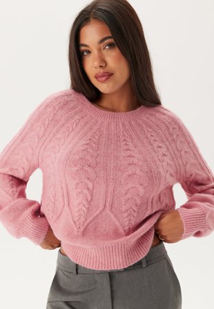 VILA-Viamada O-neck L/S CABLE KNIT-XL