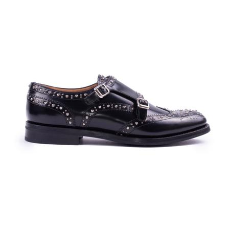 Church's, Flat shoes Zwart, Dames, Maat:36 EU