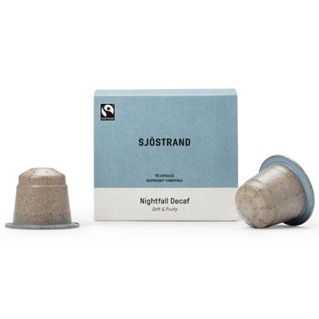 Sjöstrand coffee Nightfall Decaf kaffekapsler 10 stk. | KitchenOne