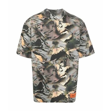 Heron Preston Men& Clothing T-Shirts Polos Hmaa021S22Jer001 Grøn, Herre