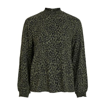 Vila, Vidania Smock Blouse Groen, Dames, Maat:M