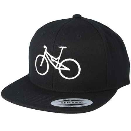 Bike Souls - Black snapback Czapka Z Daszkiem - MTB Black/White Snapback @ Hatstore