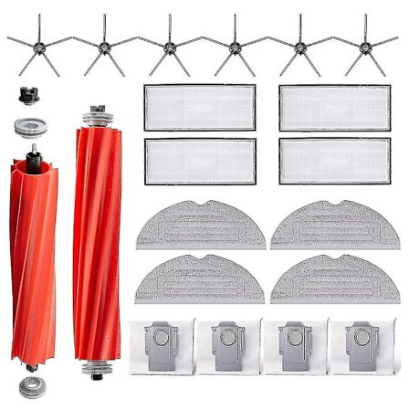 Huvudsidoborste Hepa-filter Mopp Dammsugarpåsar för S7 Maxv / S7 Maxv Plus / S7 Maxv Ultra