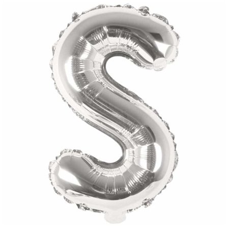 Brevballon sølv 80cm stor