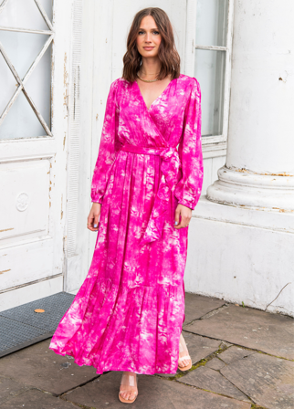 MISSMAYA - Ingrid Maxi Dress Magenta - XS