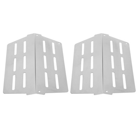 Rustfrit BBQ Gas Grill Varmeplade Skjold Telt Udskiftning Passer til Weber Genesis 300 Serie