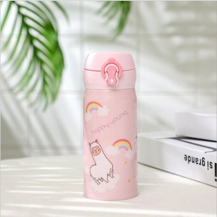 350 ml Pink Unicorn rejsekrus | 11 Oz Pink Enhjørning Krus