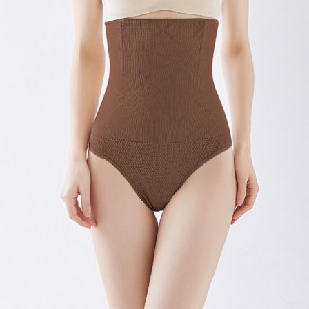 Butt Lifting Bukser Høy midje Bukser KAFFE 3XL-4XL