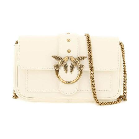 Pinko, Cross Body Bags Wit, Dames, Maat:ONE Size