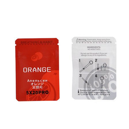 1-Pack 5x20PRO Frukt Smaksatta Refillkärnor för Stresslindring och Andningsskydd, Växtbaserade Eterisk Olja Refiller för Ångestlindring