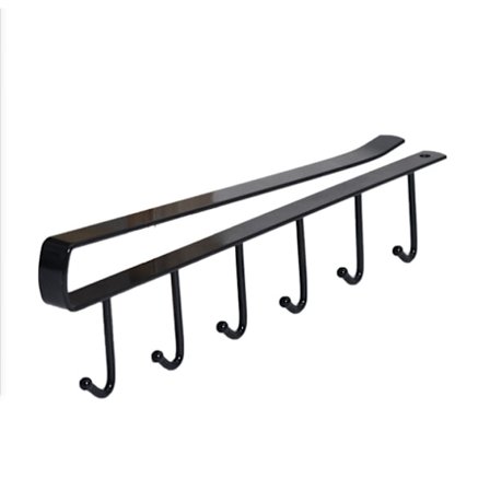 Mugghållare Under Skåp - 3st X 6 Krokar Kaffekopp Mugghållare för Kök, Passar för 1 Tums Tjocklek Hylla eller Mindre - Passar Endast för Skåp med 