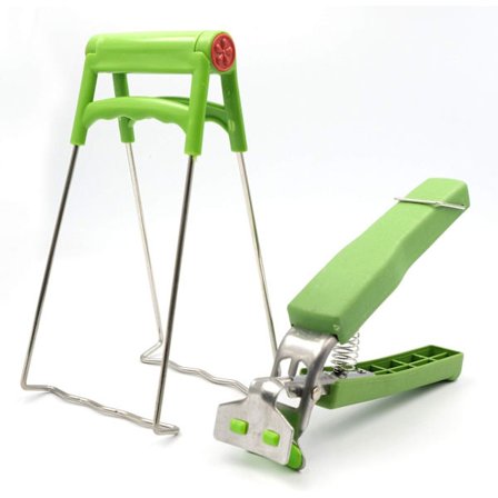 2-pack köksskydd mot skållning - grytunderlägg i silikon med värmebeständig klämma