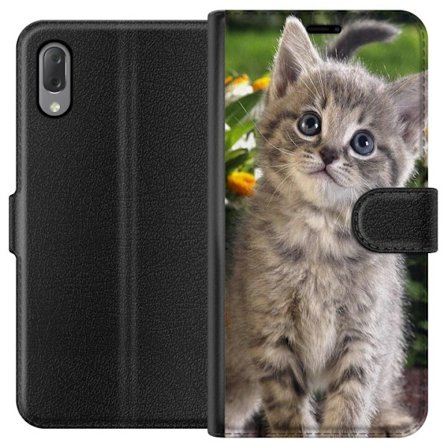 Yhteensopiva Lompakkokotelo Sony Sony Xperia L3 Kissa