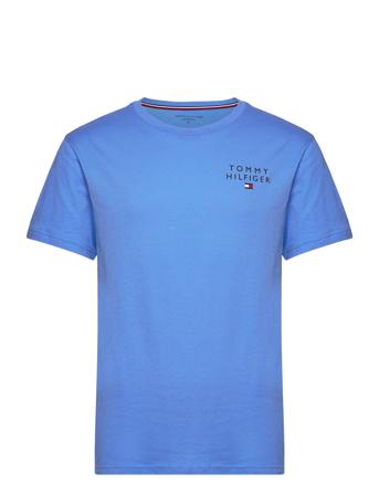 Cn Ss Tee Logo Tops T-Kortærmet Skjorte Blue Tommy Hilfiger