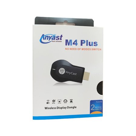 M4 extern anycast skärmanslutning TV-display projektor trådlös HD mirascreen samma skärm