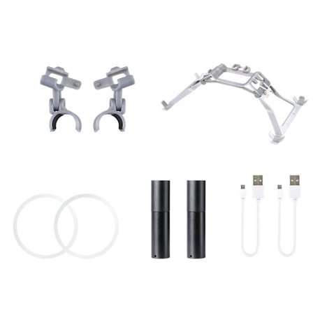 Landningsställ+sökljus för Mini 3 Pro -stativ Plocka snabbt isär Landningsställ Höj benstödet Filght Light Lampa