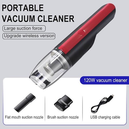 Bildammsugare Dammsugare Sladdlös Portabel Handhållen Bildammsugare Sladdlös Dammsugare Våt och torr Handdammsugare