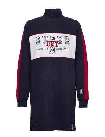 Funnel Sporty Sweat Dress Navy Superdry
