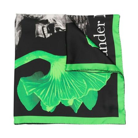 Alexander Mcqueen - Sjalar - Svart - Dam - Storlek: One Size, Dam, Storlek: ONE SIZE