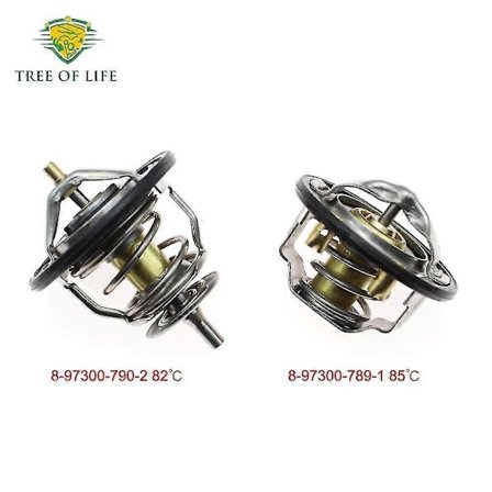 Set Motor Kjølevæske Termostat Passer for Isuzu Npr Nkr Nrr Nqr 4hf1 4hg1 4he1 4hk1 4.3l 4.8l 5.2l 1998-20-WELLNGS