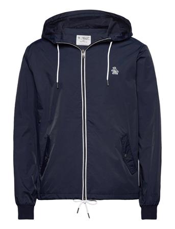 Full Zip Hooded Ratner Jacket Blue Original Penguin