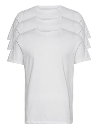 Originalmen's O-Neck Tee 3-P. White Resteröds
