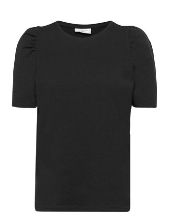 T-Shirt From Freequent In A Soft Material. The T-Shirt Has A Simple Silhouette W Black FREE/QUENT