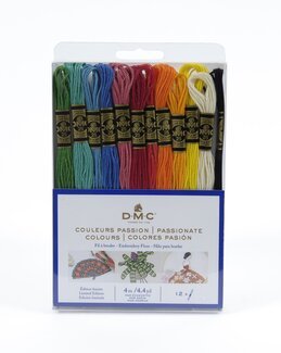 DMC Moulinégarn Passion 12-er Pack